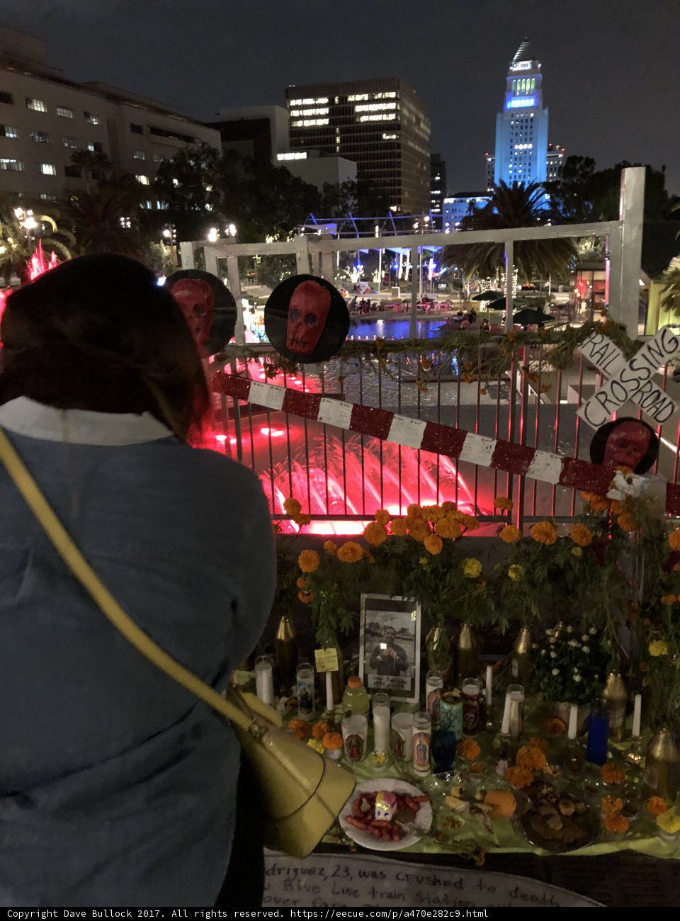 Memorial for Victims of Shooting in Los Angeles