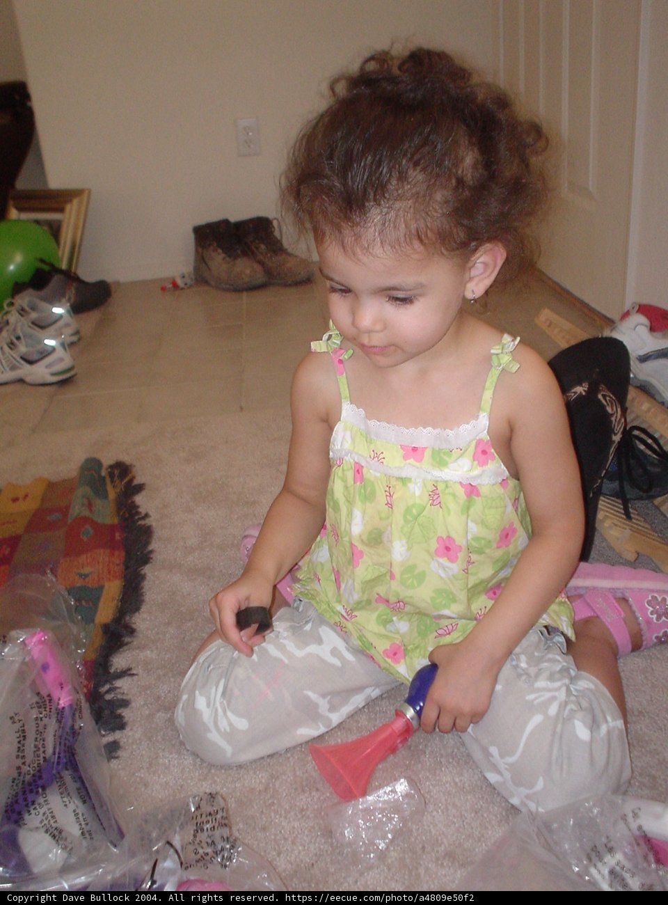 Little Girl Enjoying Sweet Treats