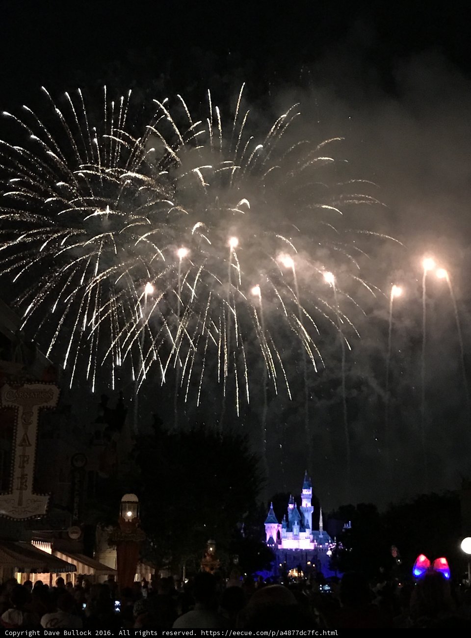 Magical Disneyland Fireworks Display
