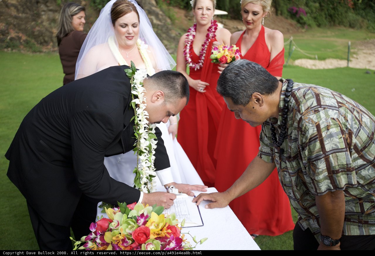A Beautiful Hawaiian Wedding