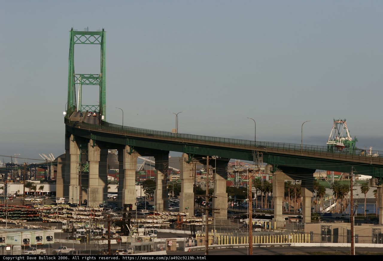 Overpass Bridge over Waterfront Metropolis