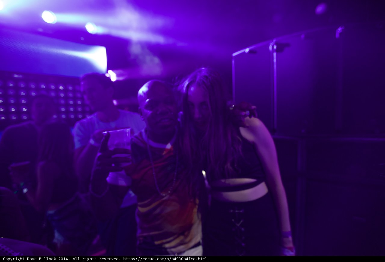 Party Couple at Urban Nightclub