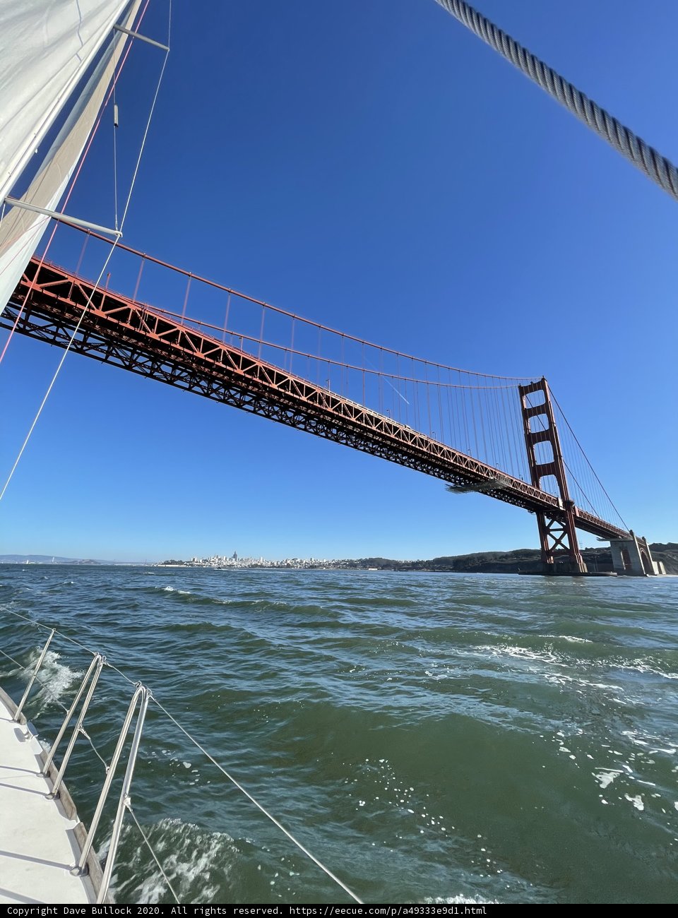 Golden Gate Bridge from the Sea