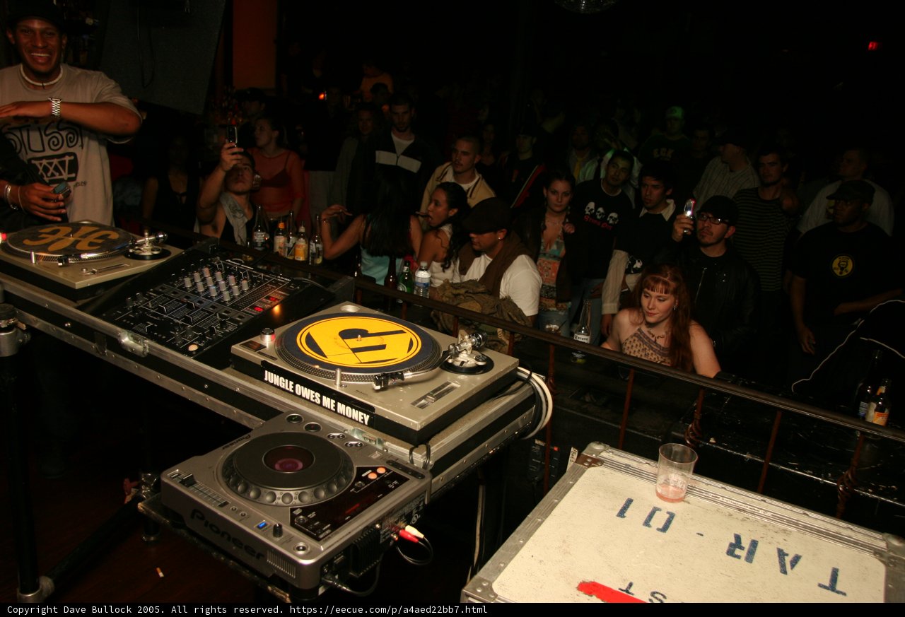 Nightclub DJ rocks the crowd