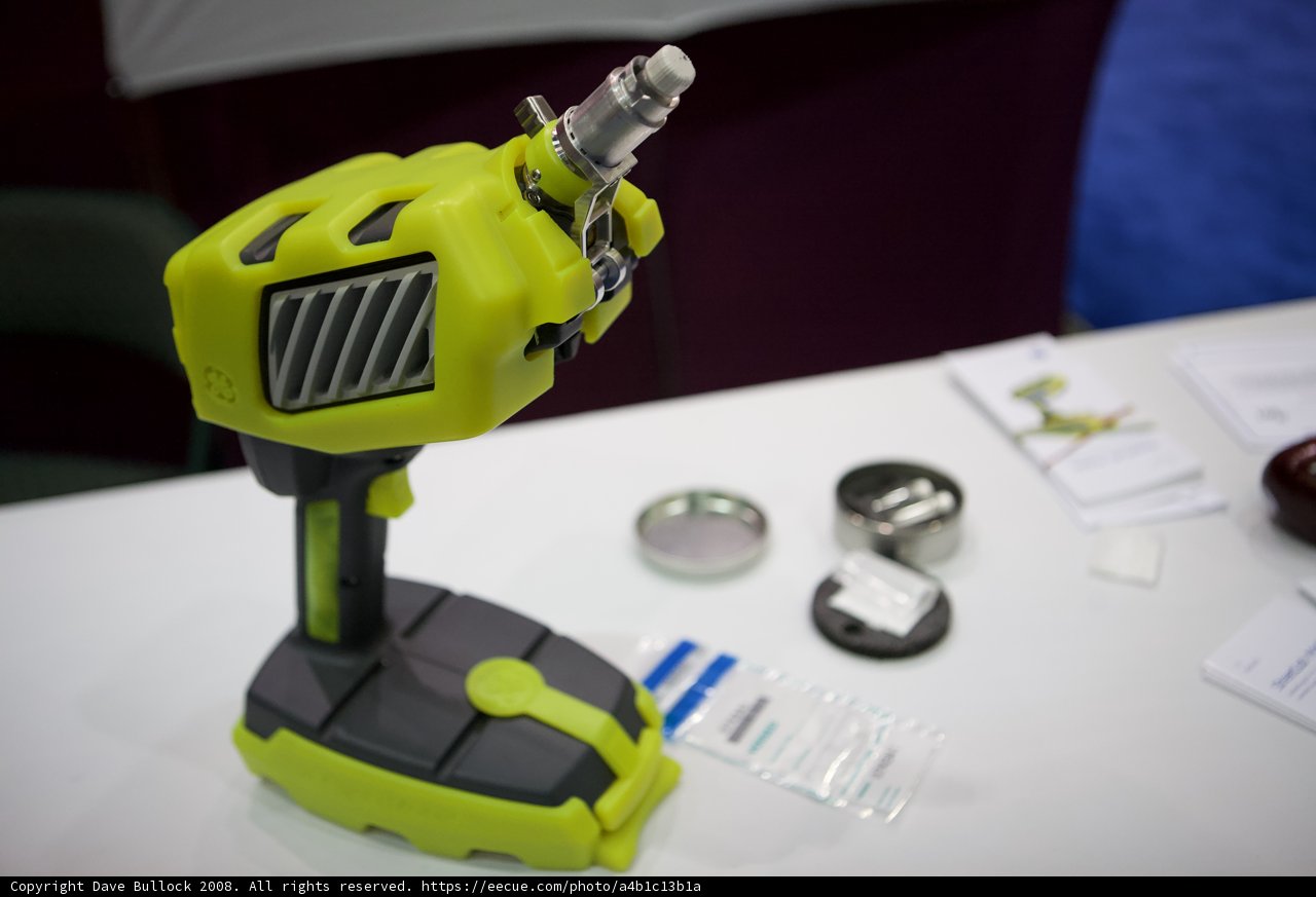 Green and Gray Toy Drill