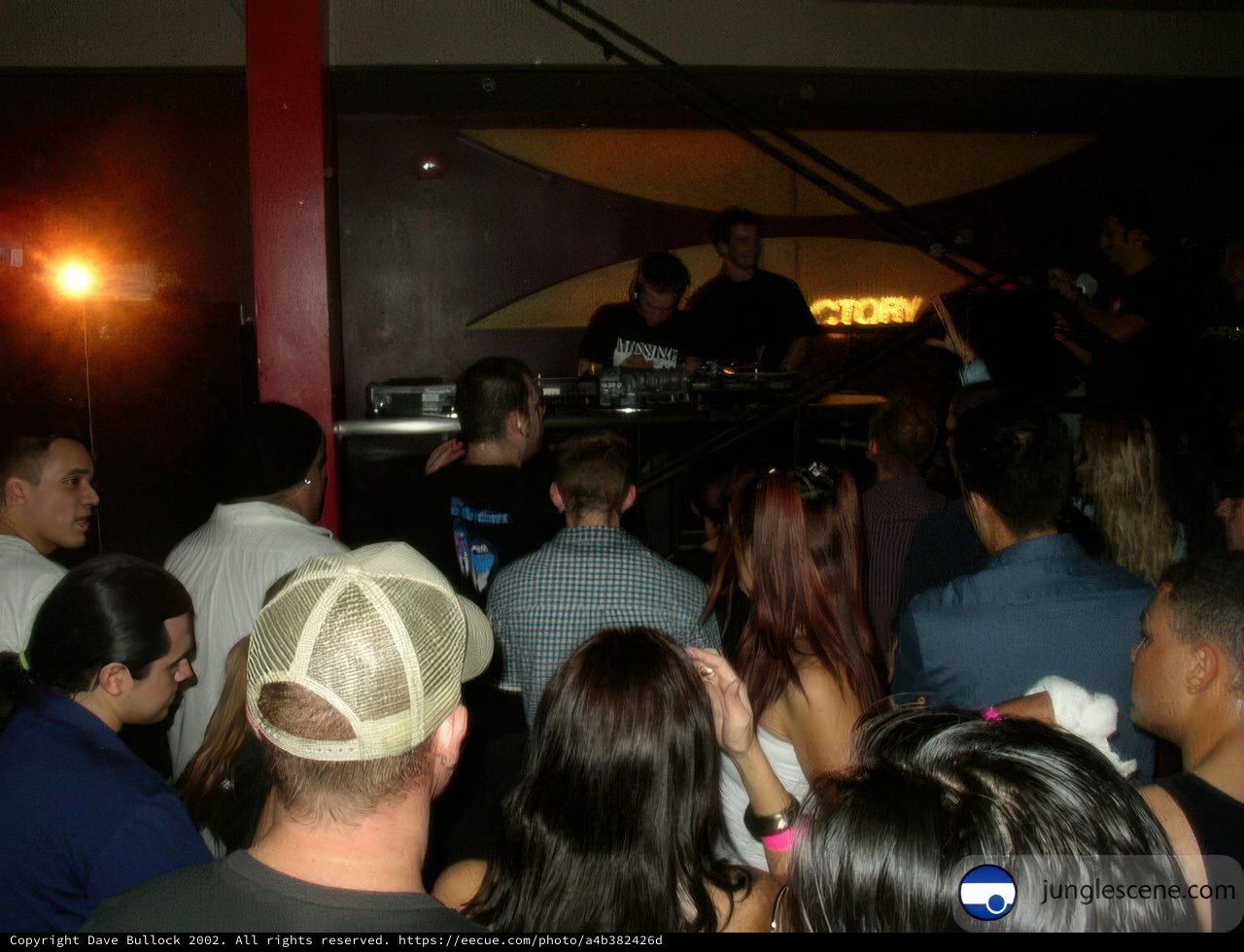 Partygoers Disco at Night Club