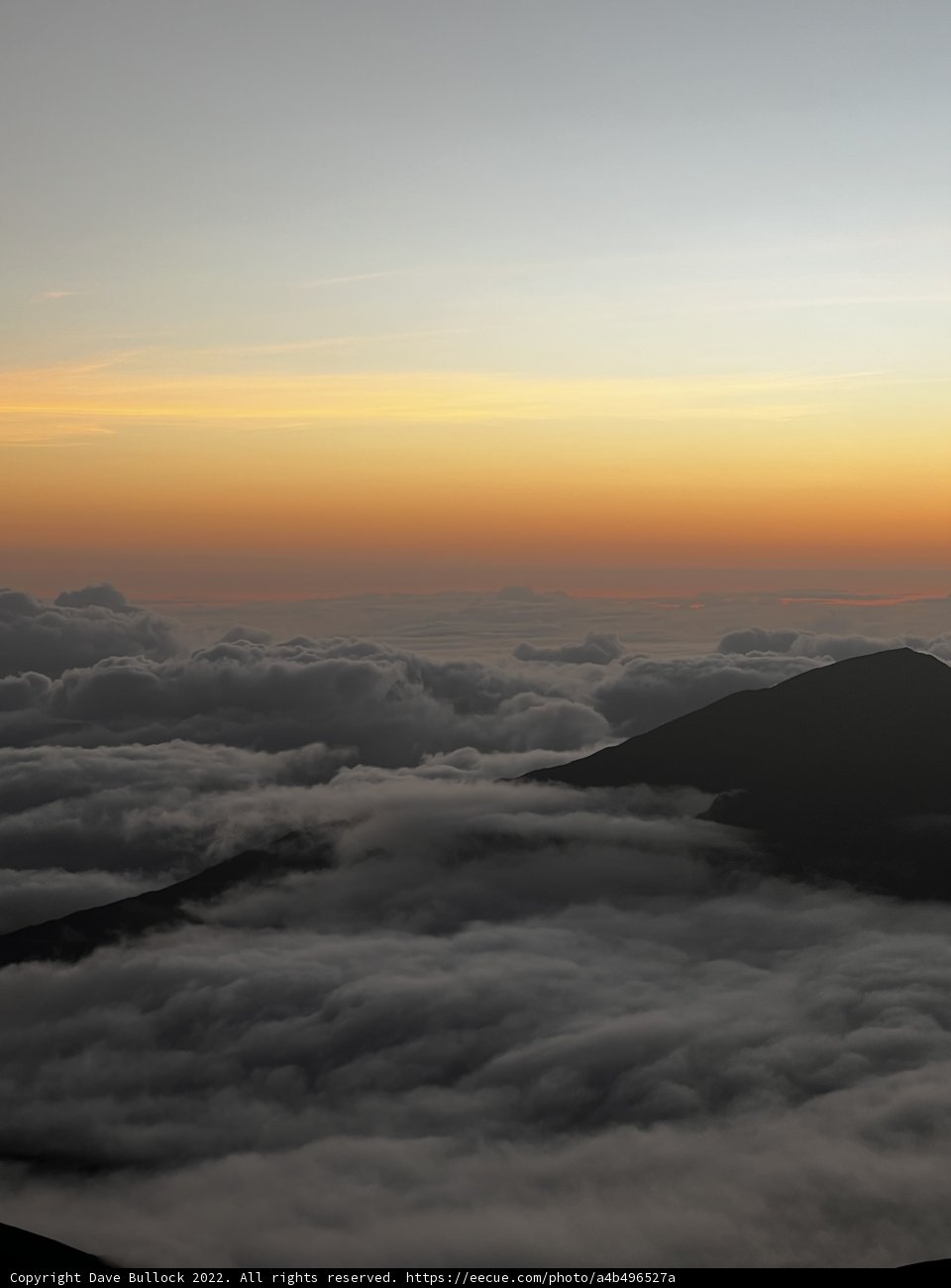 Above the Clouds at Haleakala Crater