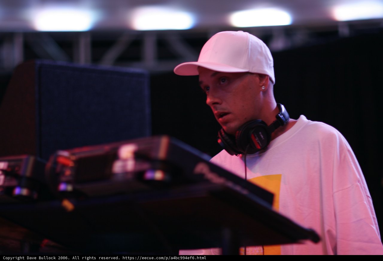 Deejay in White Baseball Cap