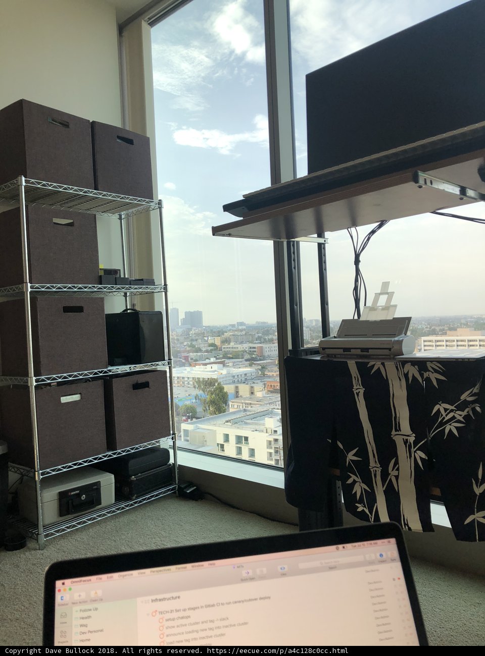 Laptop on the Desk