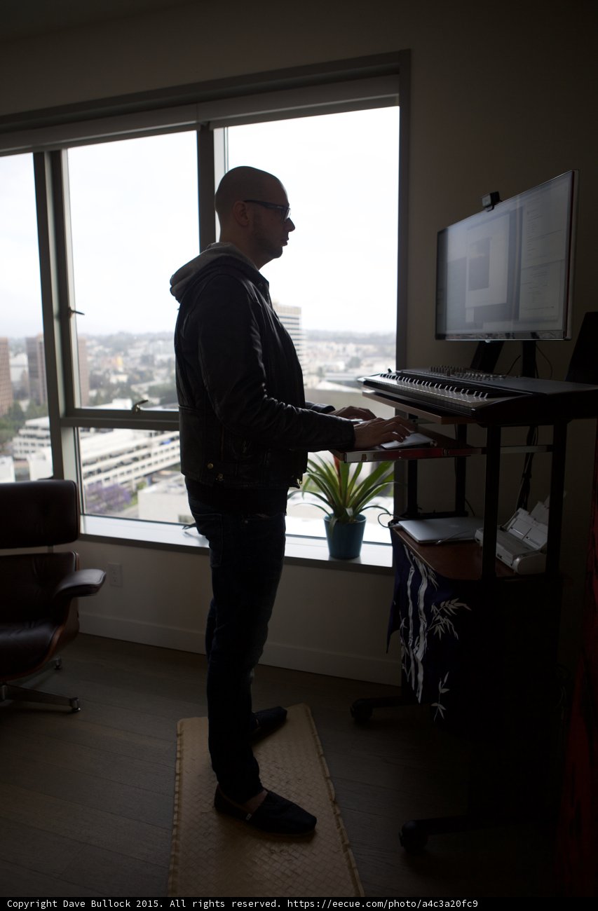 Developer at Standing Desk