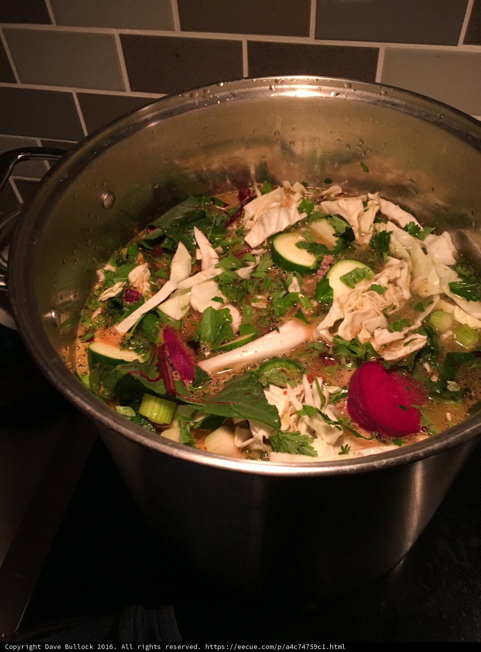 Homemade Vegetable Stew on the Stove