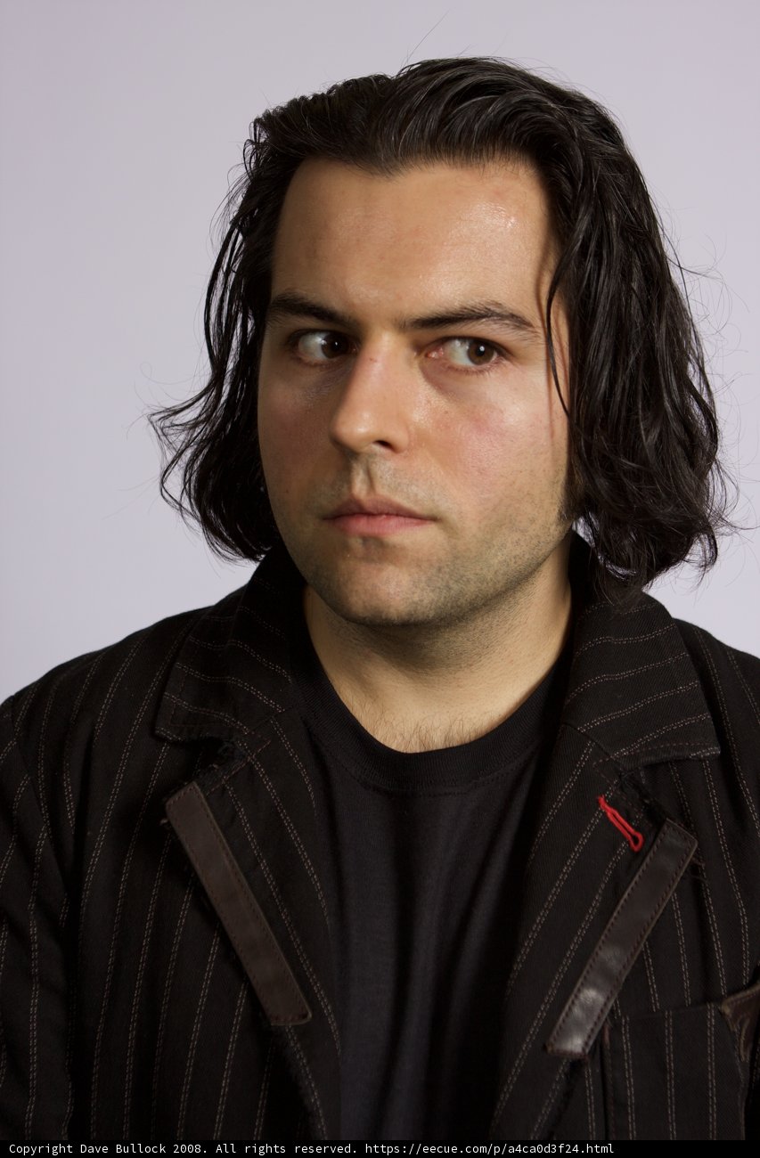 Stylish Man with Long Hair
