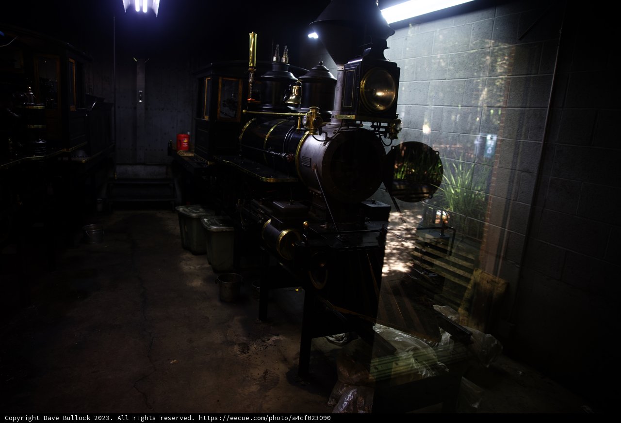 Vintage Train Engine at Tilden Park
