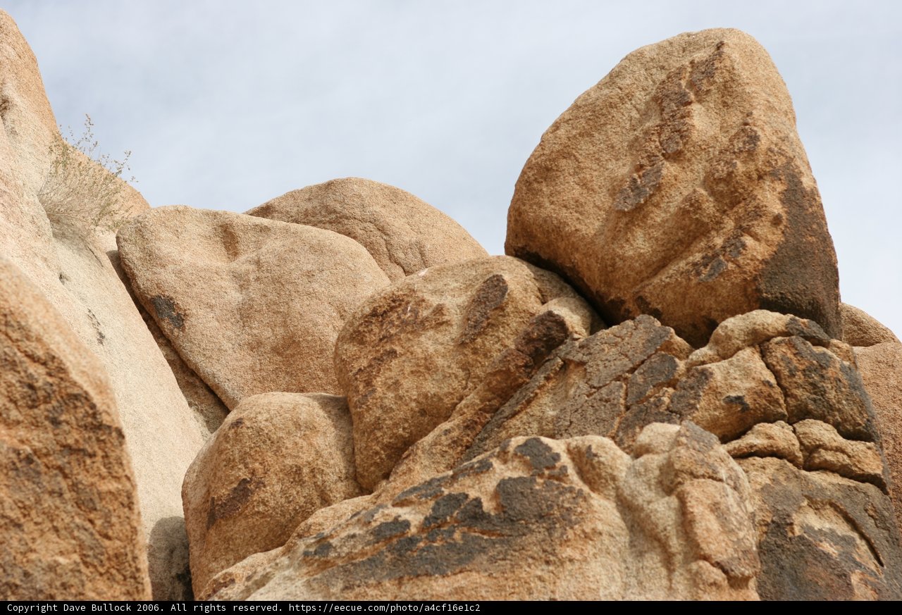 Monumental Rocks in the Desert