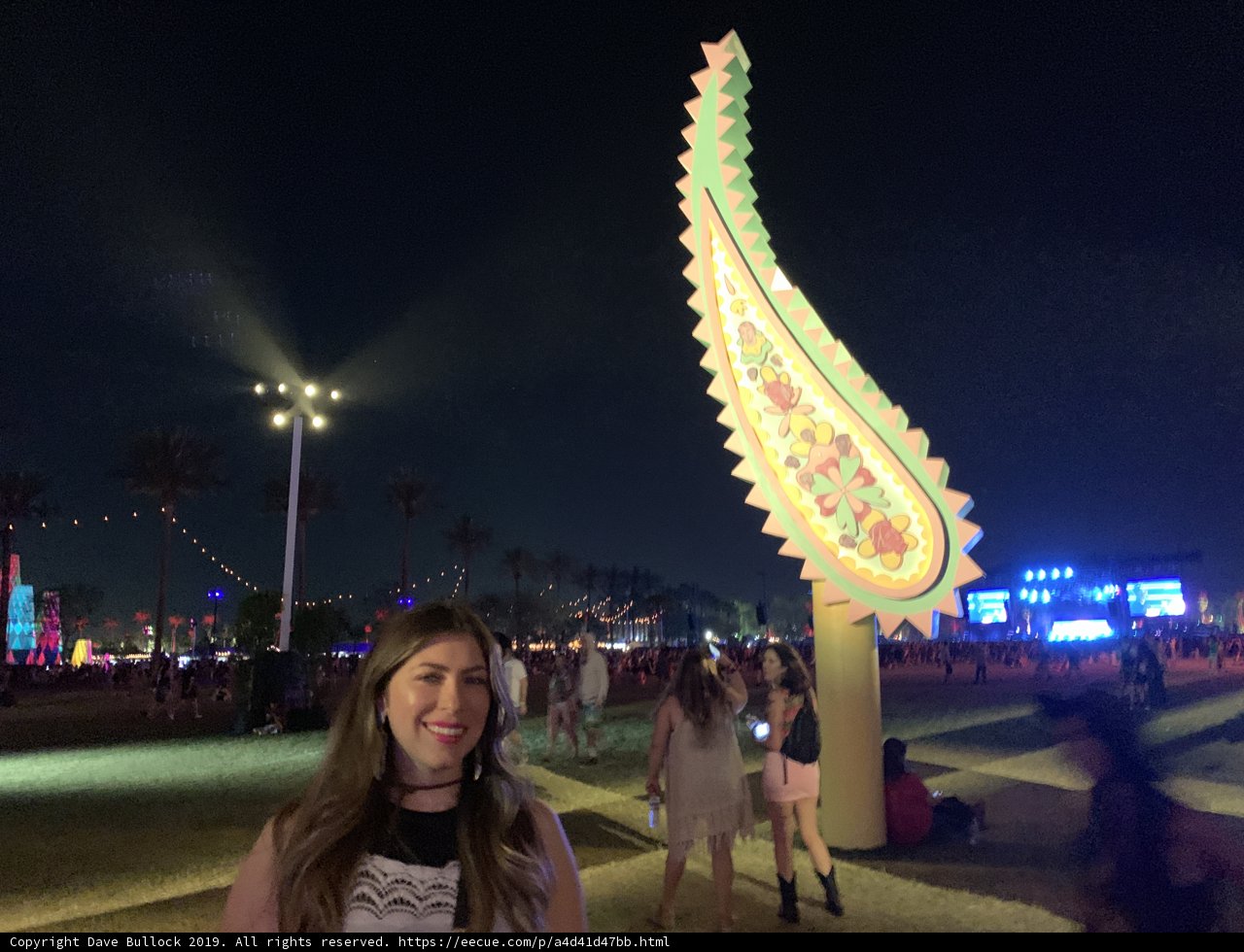Illuminated Sculpture at Empire Polo Club