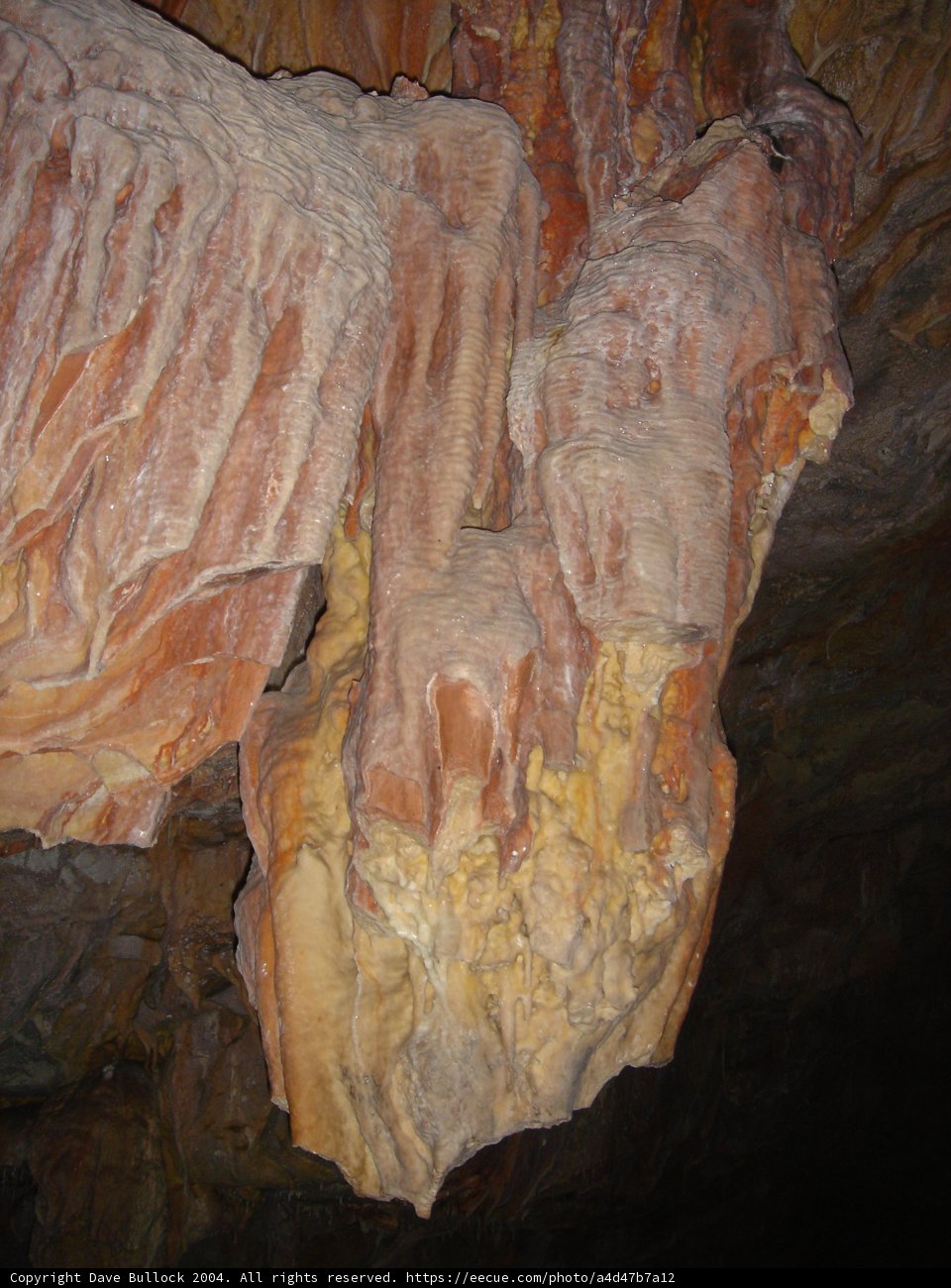 Majestic Rock Formation in Cave
