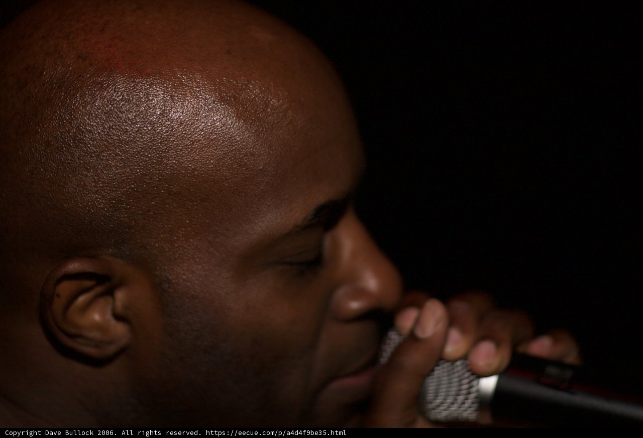 MC Q rocks the stage with his microphone madness