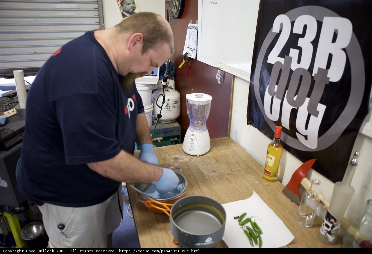Mixing up Some Habanero Rum