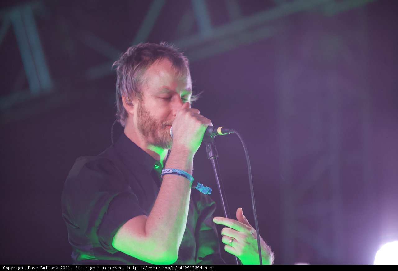 Matt Berninger rocks the stage at Coachella 2011