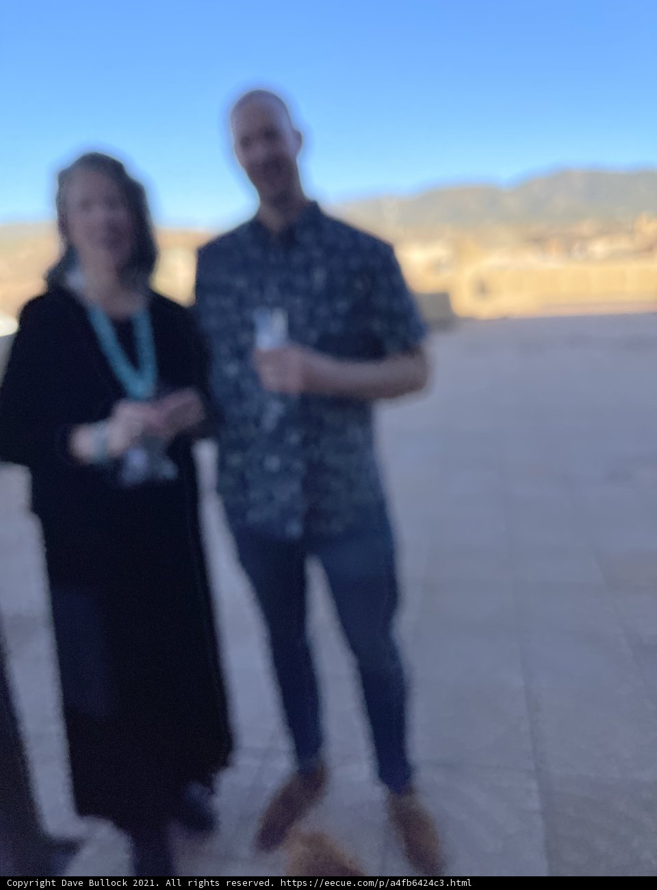 Blurry Portrait in Santa Fe
