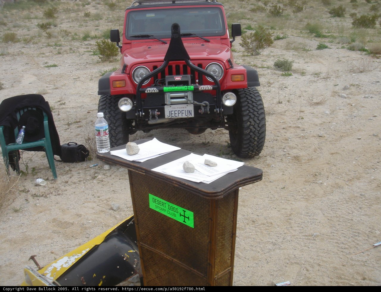 Off-Roading Adventure in the Red Jeep