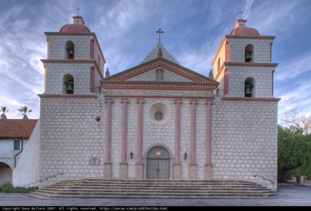 Majestic Gothic Cathedral in Santa Barbara