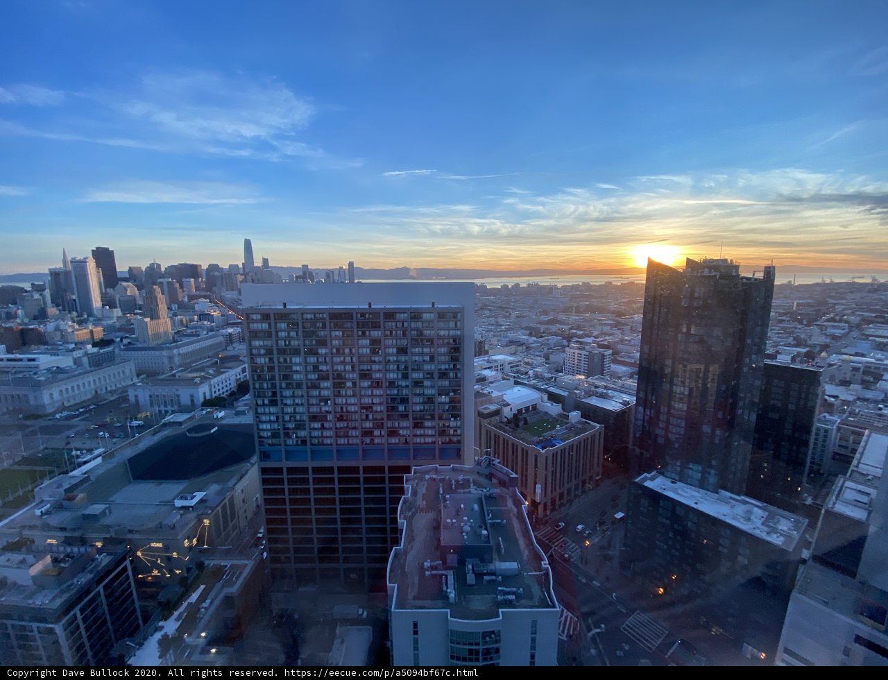 Urban Sunset over San Francisco