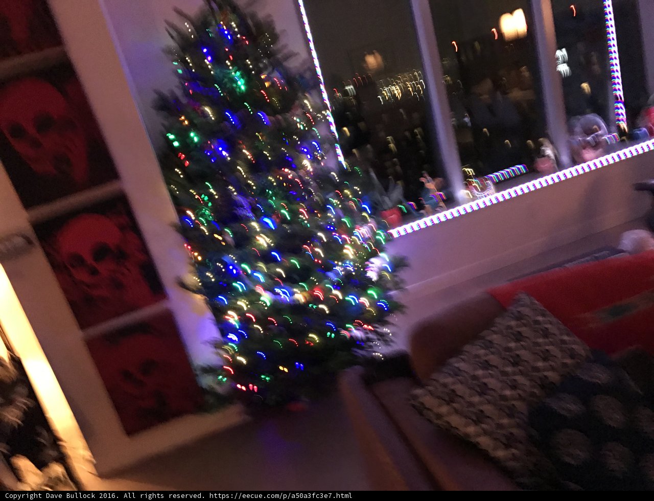 Festive Christmas Tree at The Broad