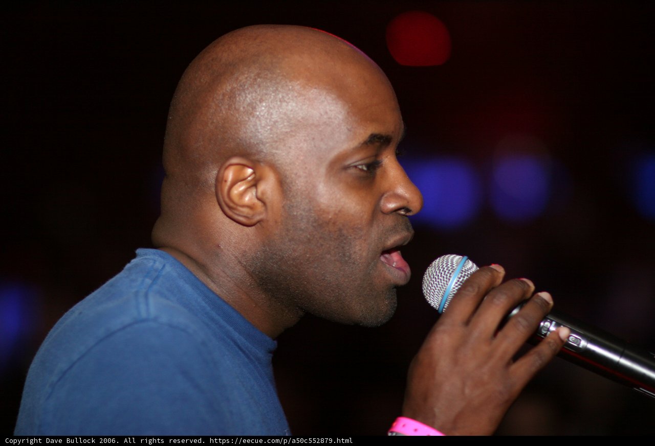 Funky Man with a Mic