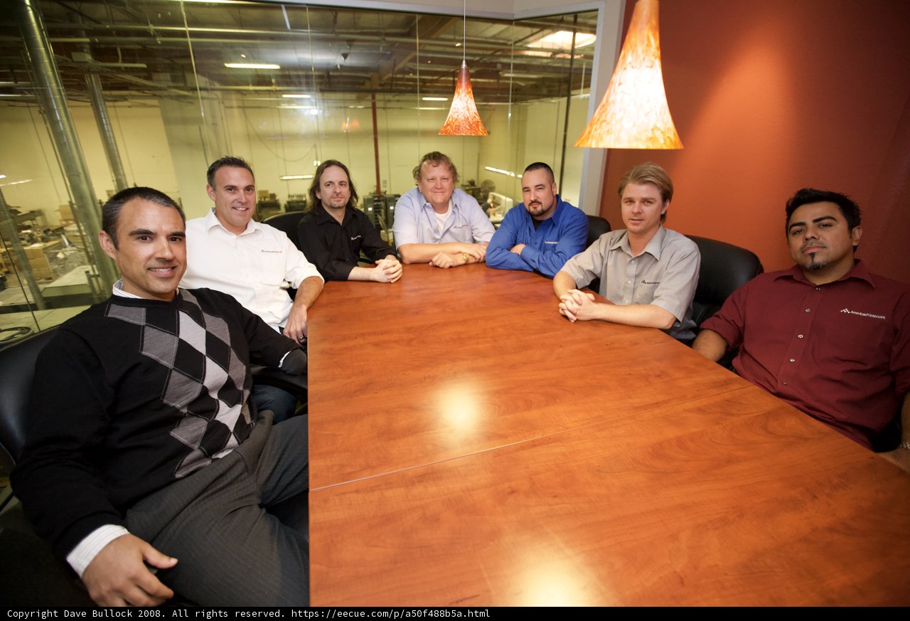 Office Meeting Amongst Hardwood Furnishings