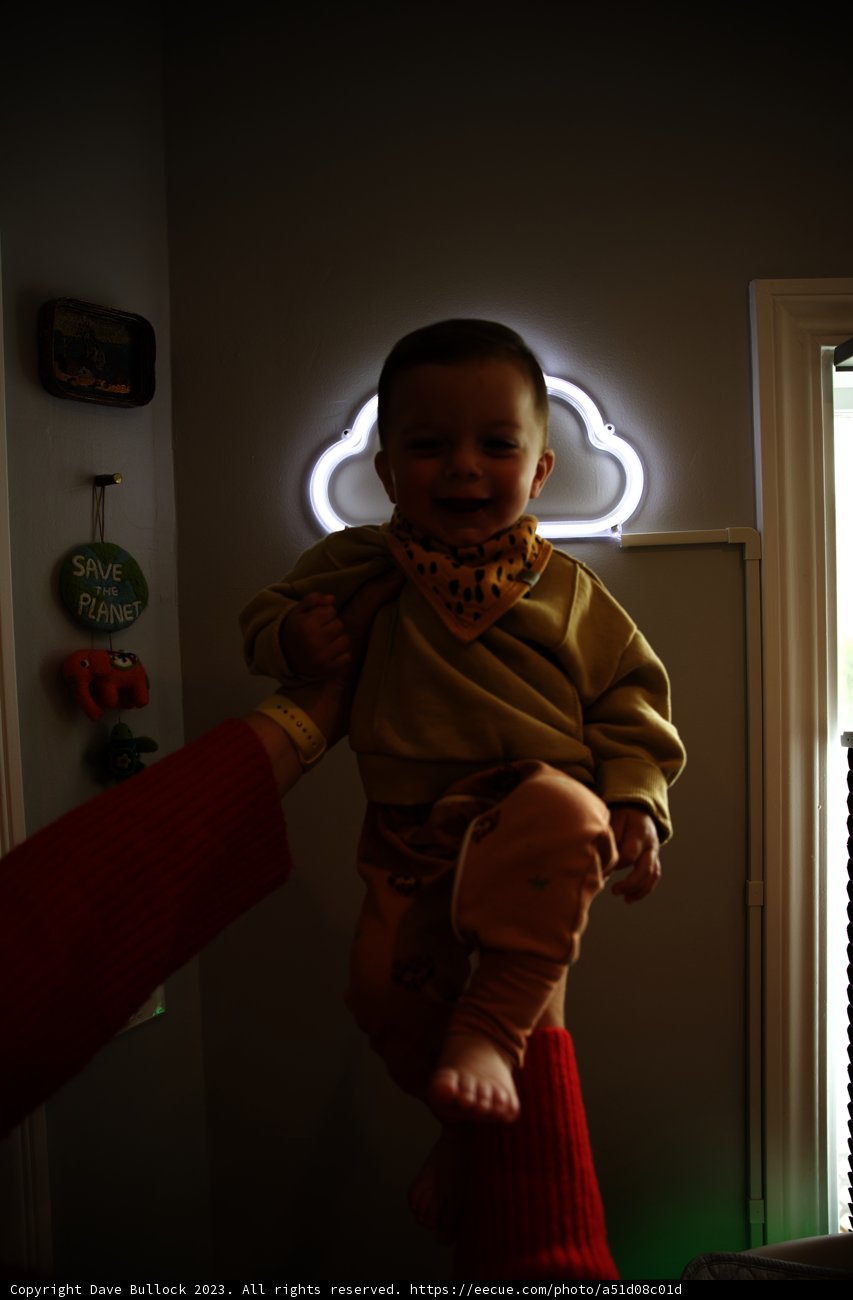 Wesley's Joyful Moment