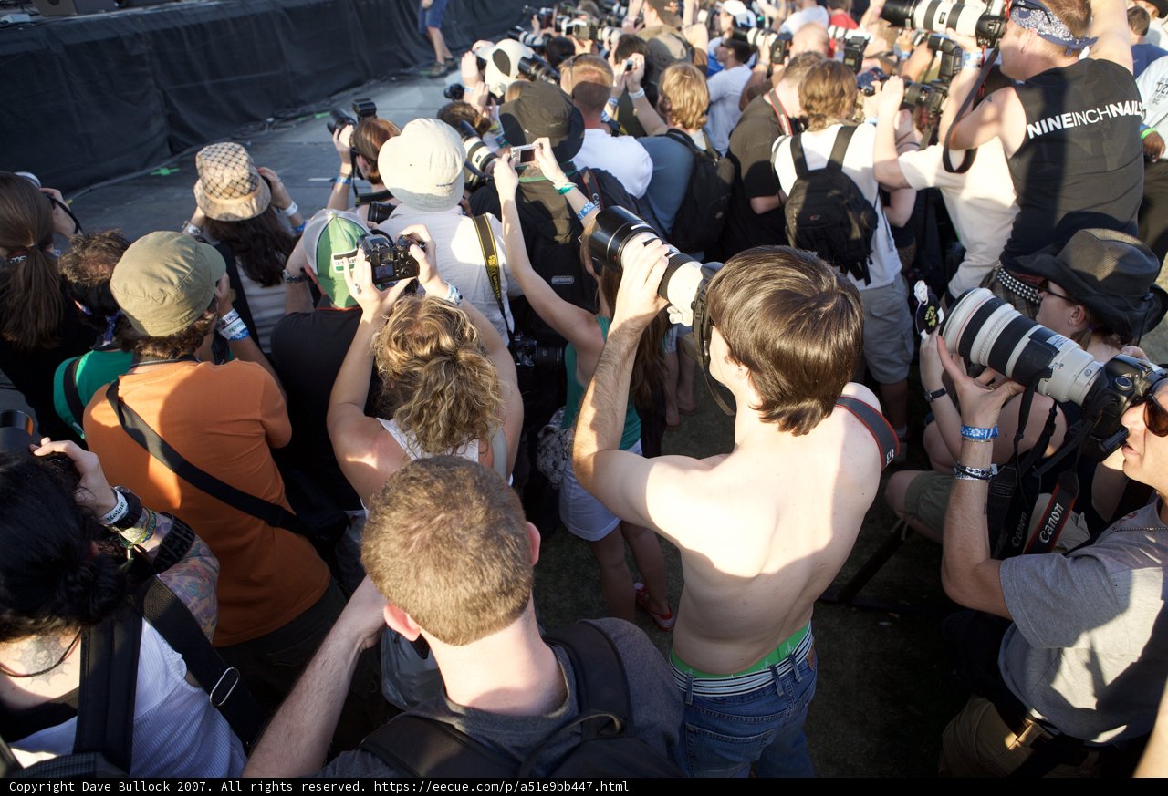 Paparazzi Frenzy at Coachella Concert