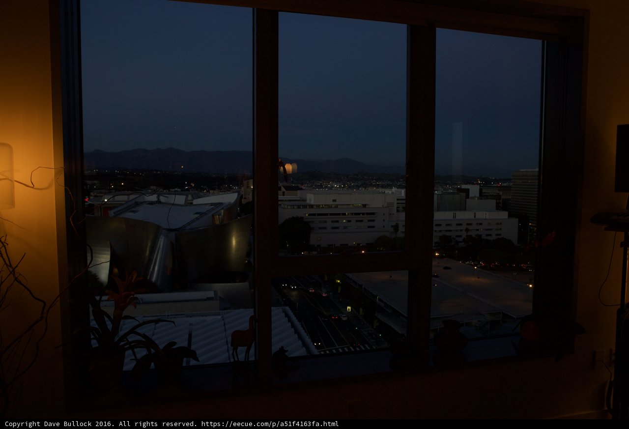 Cityscape view from the Penthouse Window