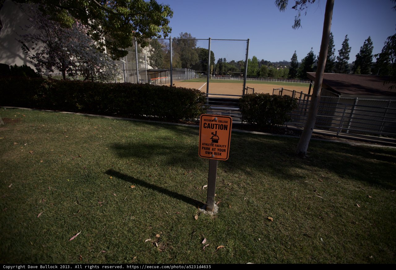 Warning at the Ballpark