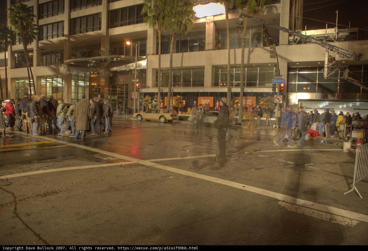 Metropolis Intersection at Night