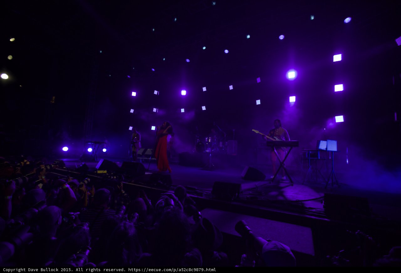 Florence and the Machine Stage Purple Cube Lights