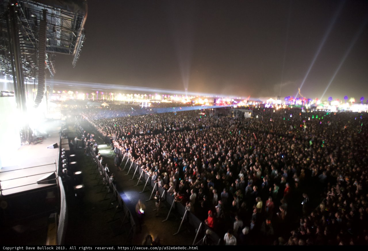 Electric Night: Massive Crowd Rocks Out at Coachella Concert
