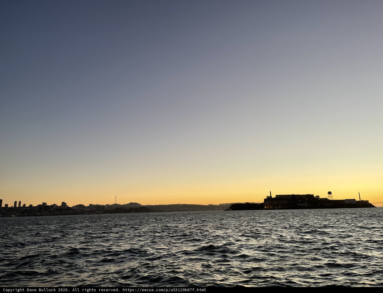Twilight Over San Francisco Bay