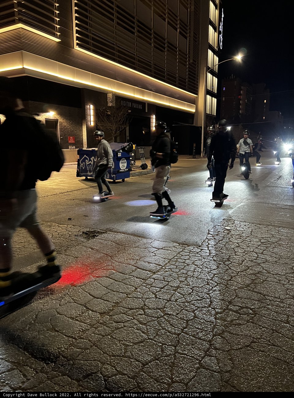 Night Skating Fun in Urban Austin