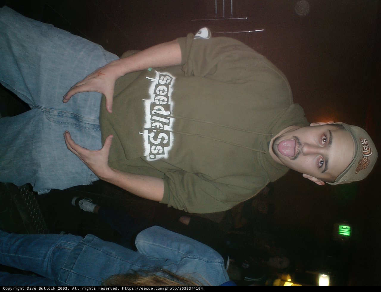Green Sweatshirt and Jeans