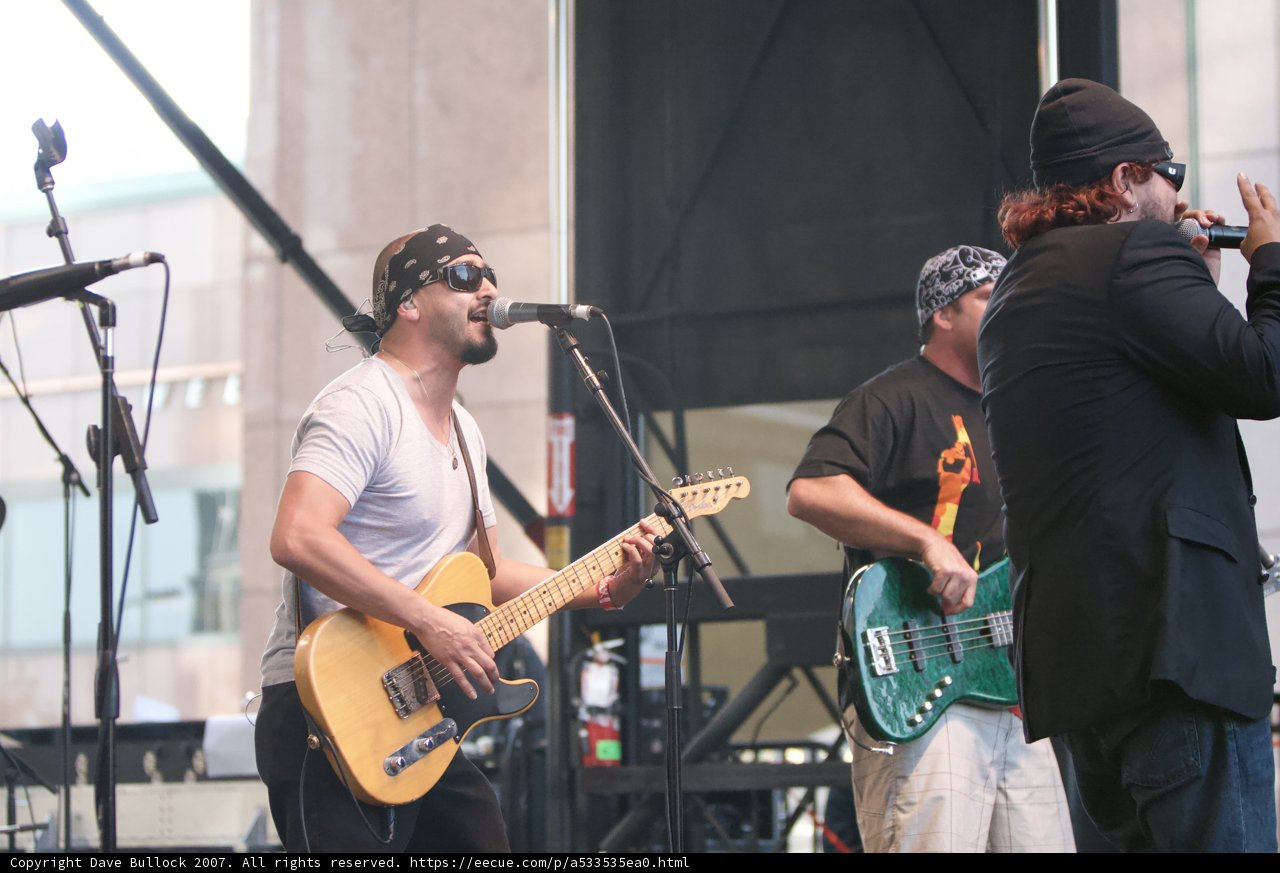 Rocking the Crowd with Ozomatli!