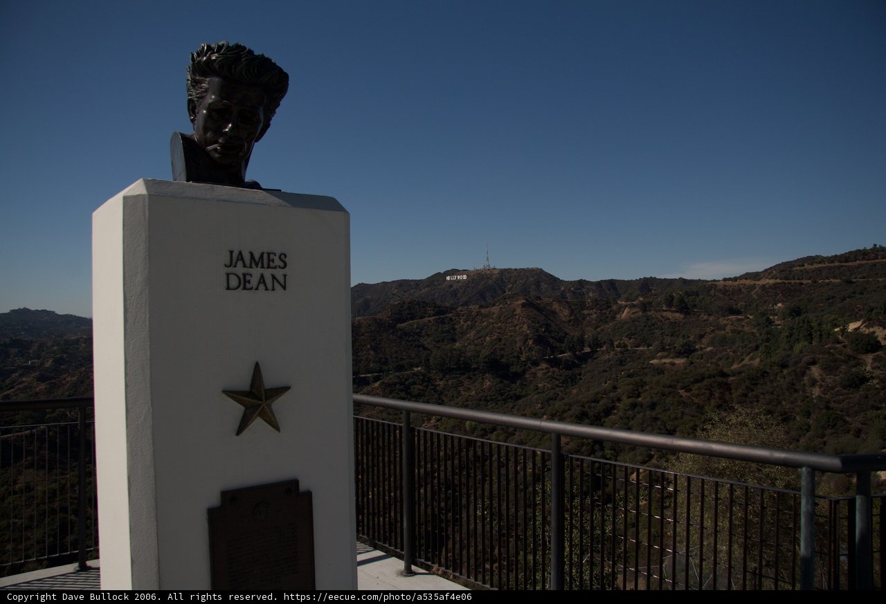 Hollywood Sign against Blue Sky