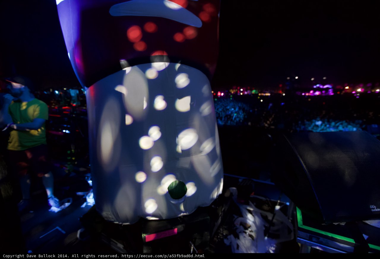 Urban Snowman Lights up the Night