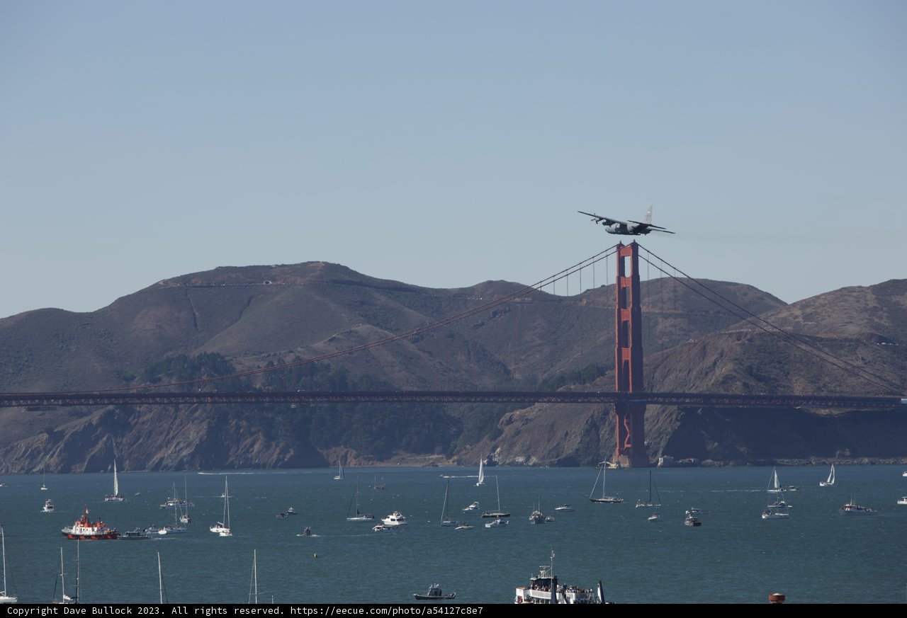 The Ruby Bridge Against the Vibrant Blue Sky at San Francisco