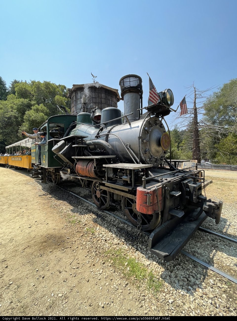 The Locomotive and the Wooden Shed