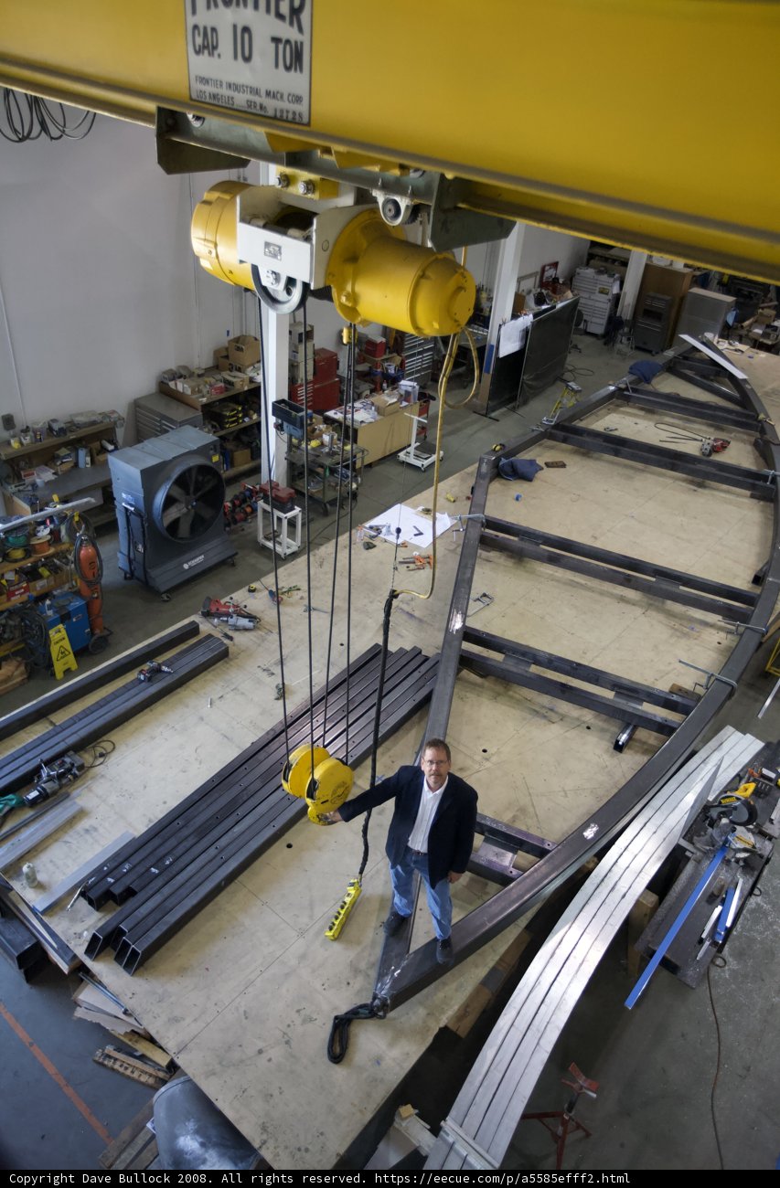 The Man at the Metal Frame