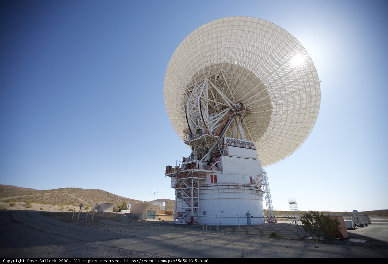 The Majestic Radio Telescope in the Desert
