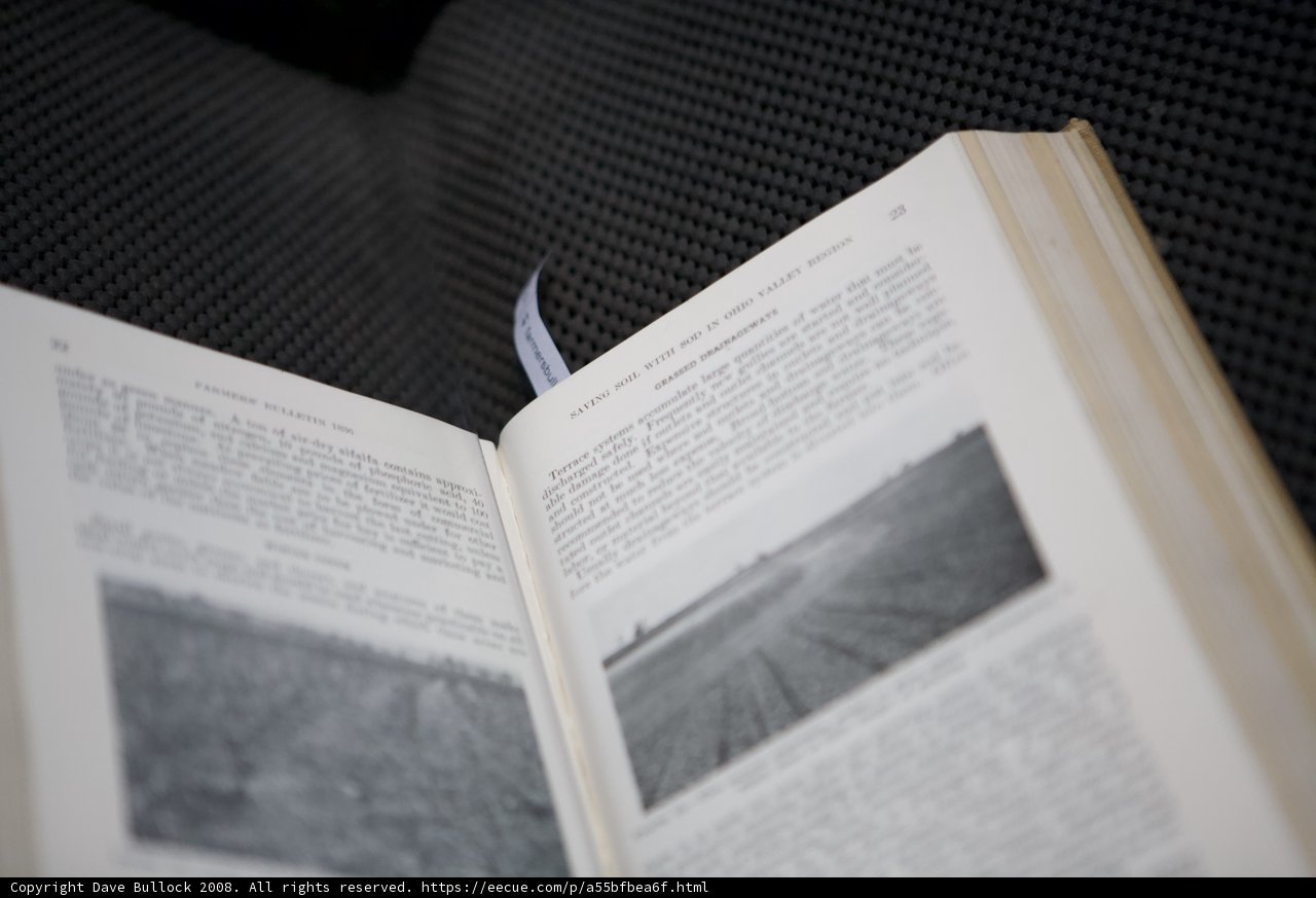 Open Book and White Pen