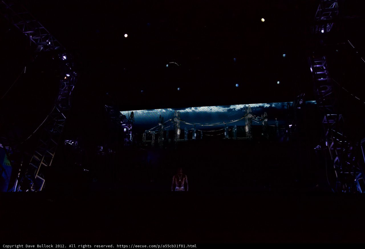 Bright Spotlights Illuminate the Stage