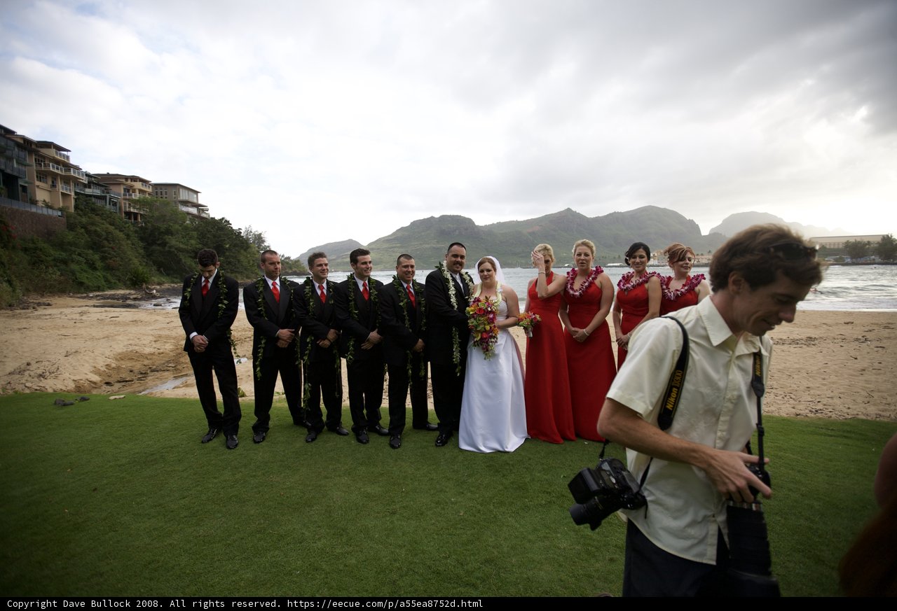Hawaiian Wedding Celebration on the Beach